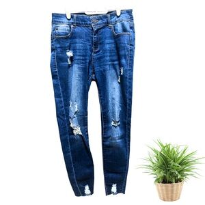 Women's Blue Skinny Jeans
